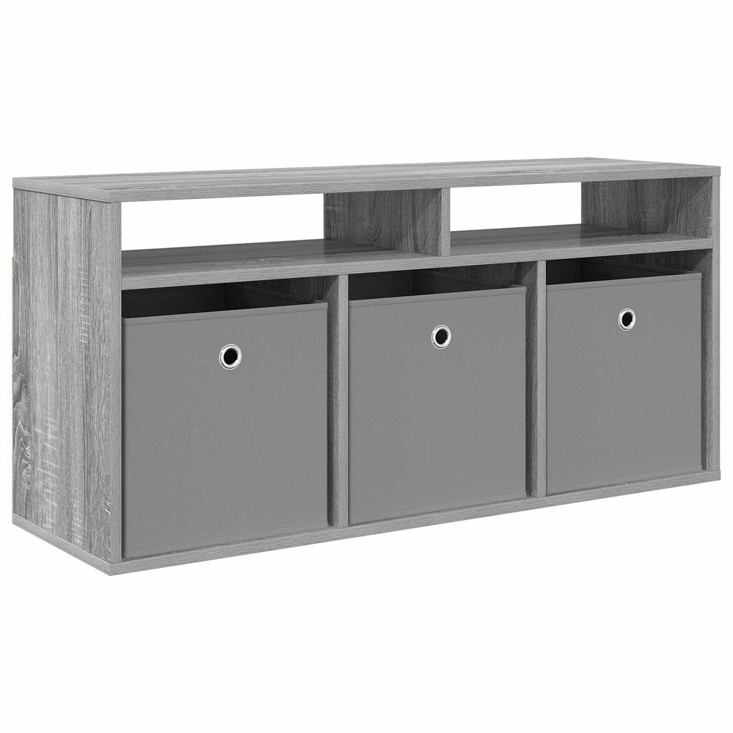 vidaXL Χαμηλό γραφείο 102 x 32 x 48,5 εκ. Γκρι Sonoma
