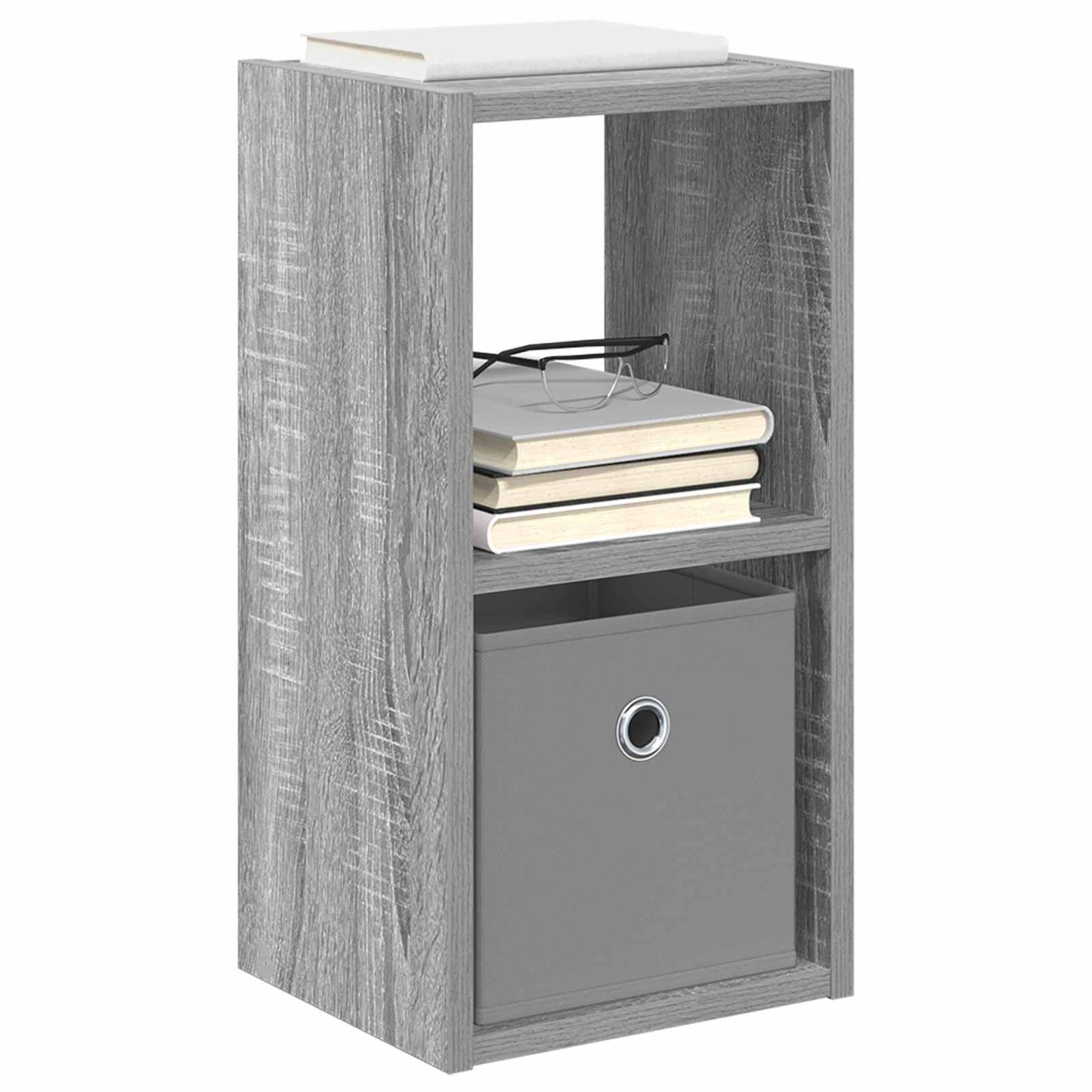 vidaXL Κομοδίνο Γκρι Sonoma 25,5 x 22 x 49,5 εκ Επεξεργασμένο Ξύλο