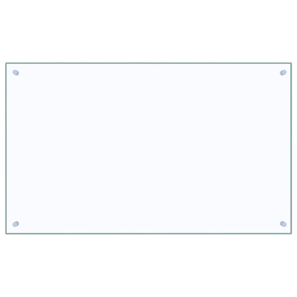 vidaXL Πλάτη κουζίνας 2 τμχ. Διαφανές 100 x 60 cm σκληρυμένο γυαλί