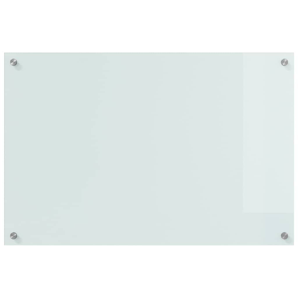 vidaXL Πλάτη κουζίνας 2 τεμ. Λευκό 90 x 60 cm σκληρυμένο γυαλί