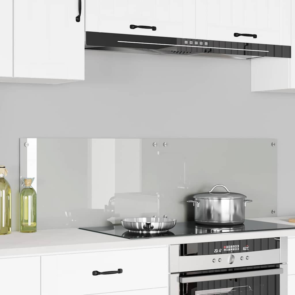 vidaXL Πλάτη κουζίνας 2 τεμ. Διαφανές 70 x 40 cm σκληρυμένο γυαλί