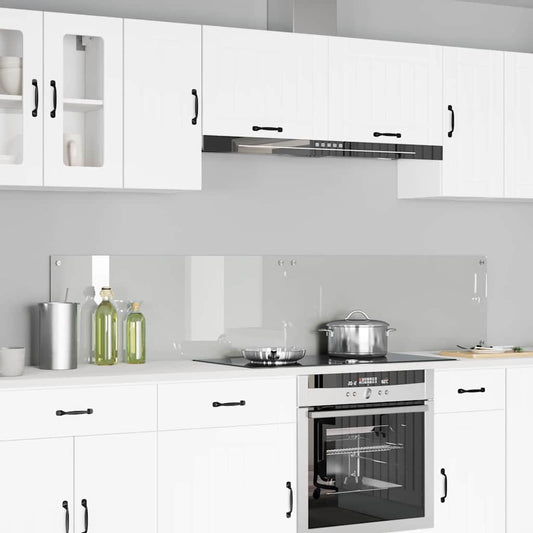 vidaXL Πλάτη κουζίνας 2 τεμ. Διαφανές 100 x 40 cm σκληρυμένο γυαλί