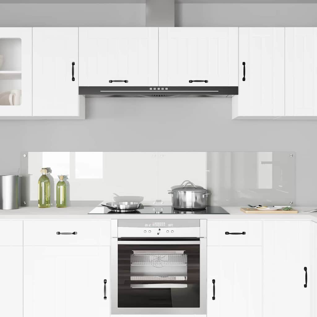 vidaXL Πλάτη κουζίνας 2 τεμ. Διαφανές 100 x 40 cm σκληρυμένο γυαλί