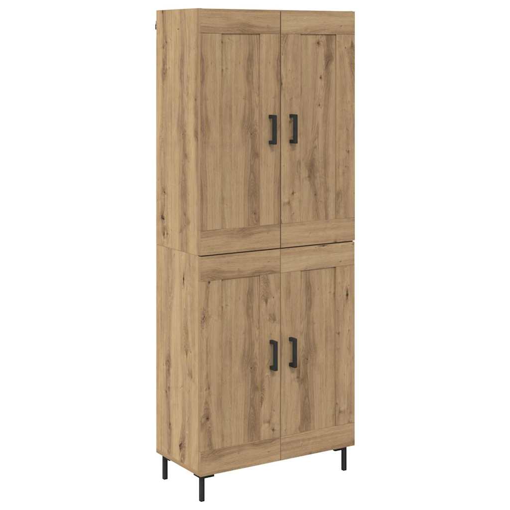 vidaXL Highboard 2 τμχ. Artisan Oak 69,5 x 34 x 180 εκ.