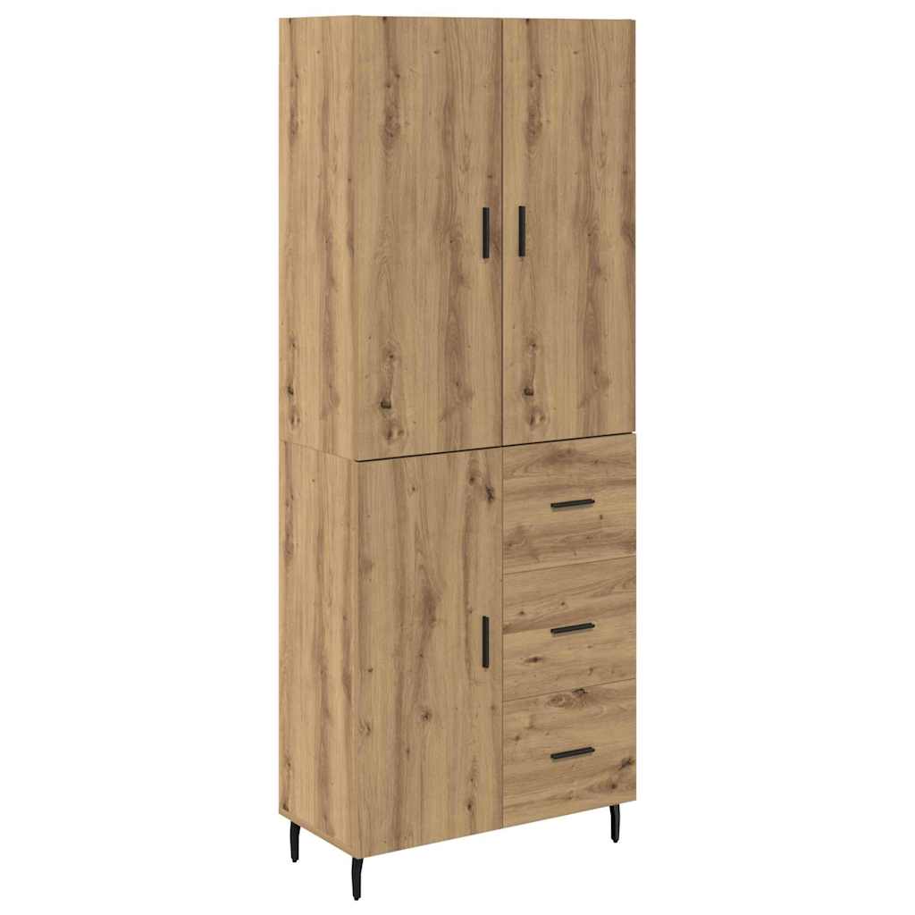 vidaXL Highboard 2 τμχ. Artisan Oak 69,5 x 34 x 180 εκ.