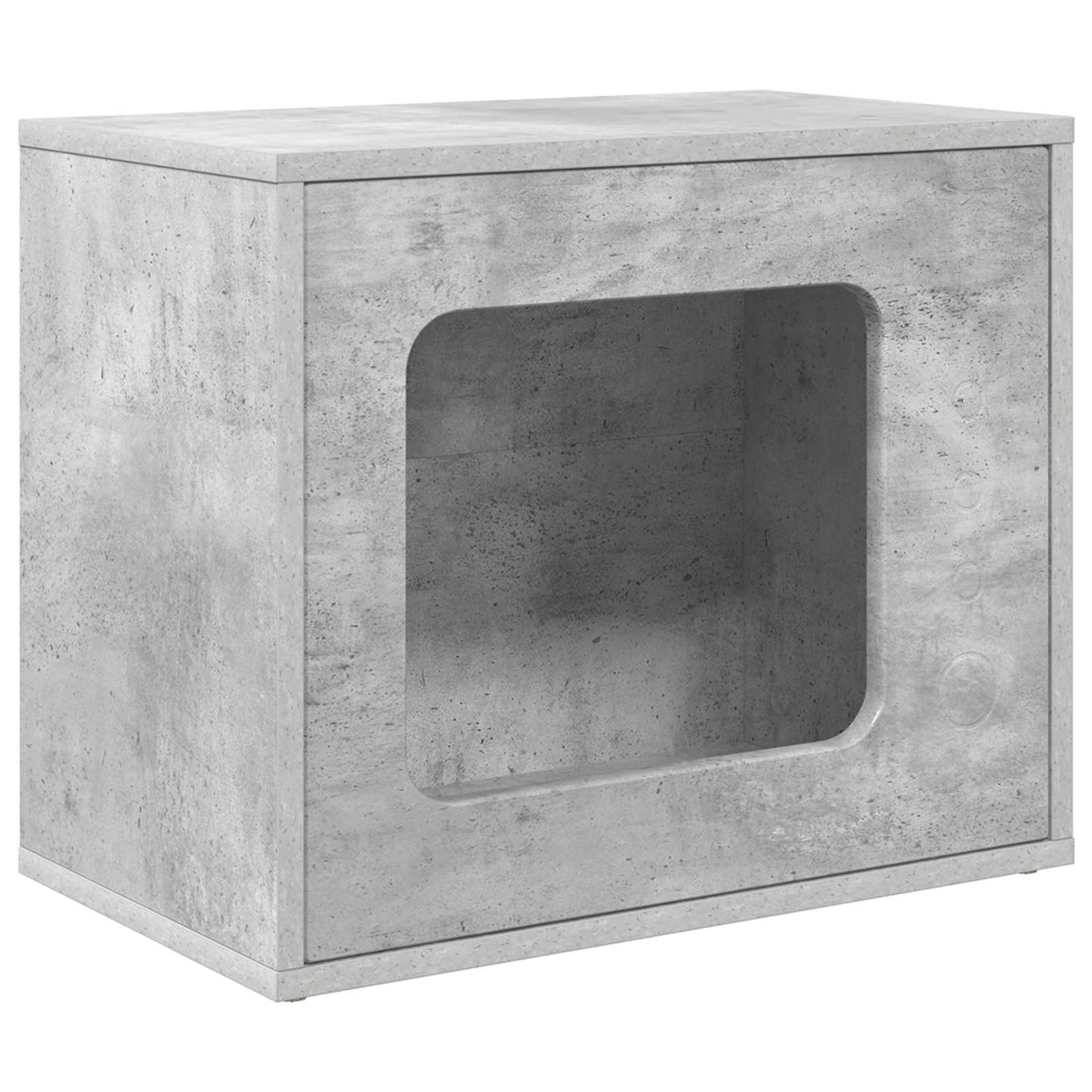 vidaXL Σπίτι Γάτας Γκρι Σκυροδέματος 51 x 30 x 42,5 εκ