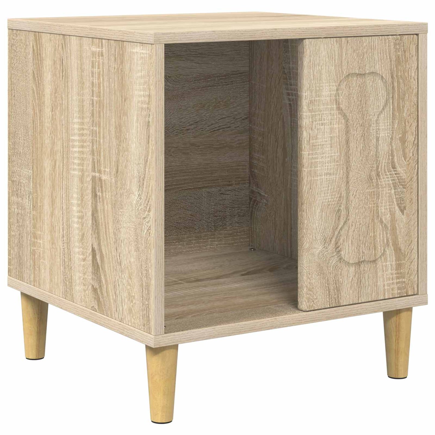 vidaXL Σπίτι Σκύλου Sonoma Δρυς 44 x 42 x 49 εκ. Επεξεργασμένο Ξύλο