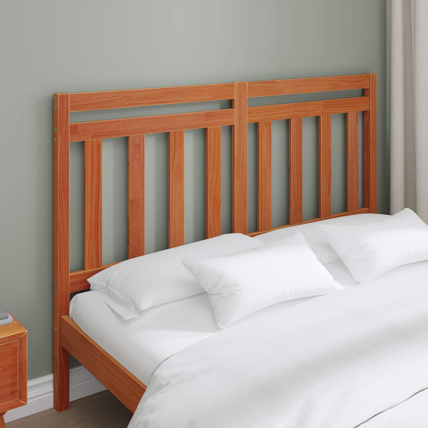 vidaXL Κεφαλάρι με κεφαλάρι Κερωτό καφέ 165,5 x 100 cm