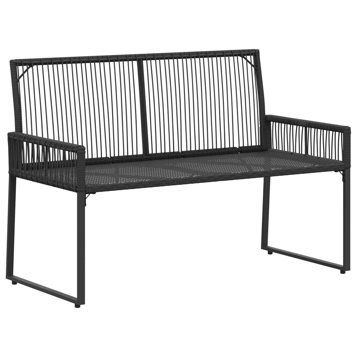 vidaXL Εξωτερικός πάγκος 2 -Seater 4 τμχ. 110 x 59 x 82 εκ Ορθογώνιος