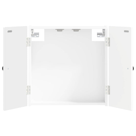 vidaXL Ντουλάπα Πινάκων Βελών EDE Λευκό 52,5 x 10,5 x 53,5 εκ.