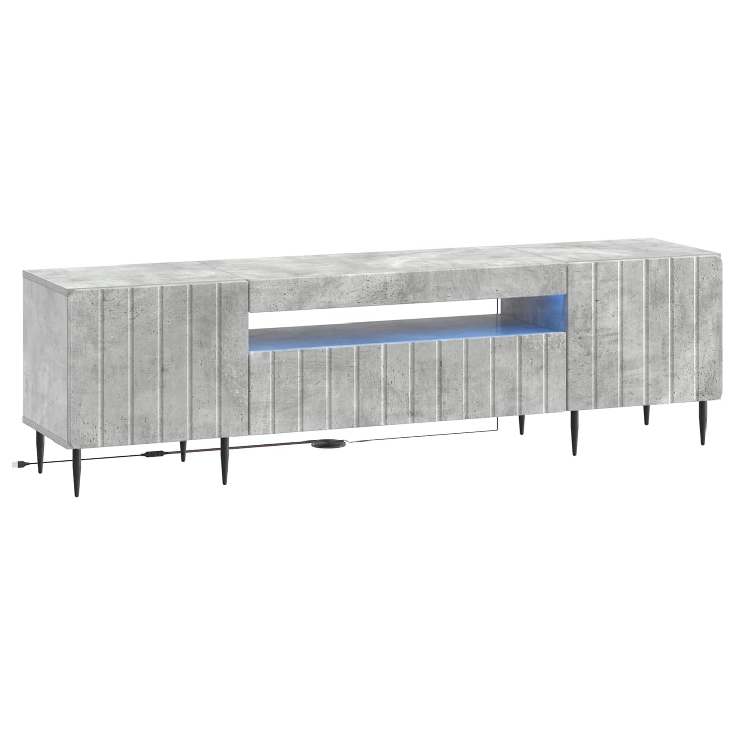 vidaXL Ντουλάπα LED Τηλεόρασης ZWOLLE 153 x 35 x 43 εκ