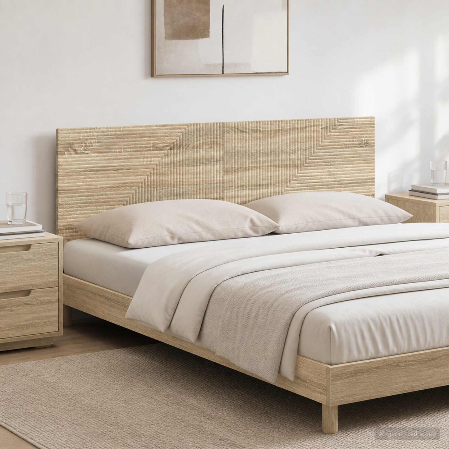 vidaXL Κεφαλάρι Τοίχου HAARLEM Sonoma Δρυς Επεξεργασμένο Ξύλο