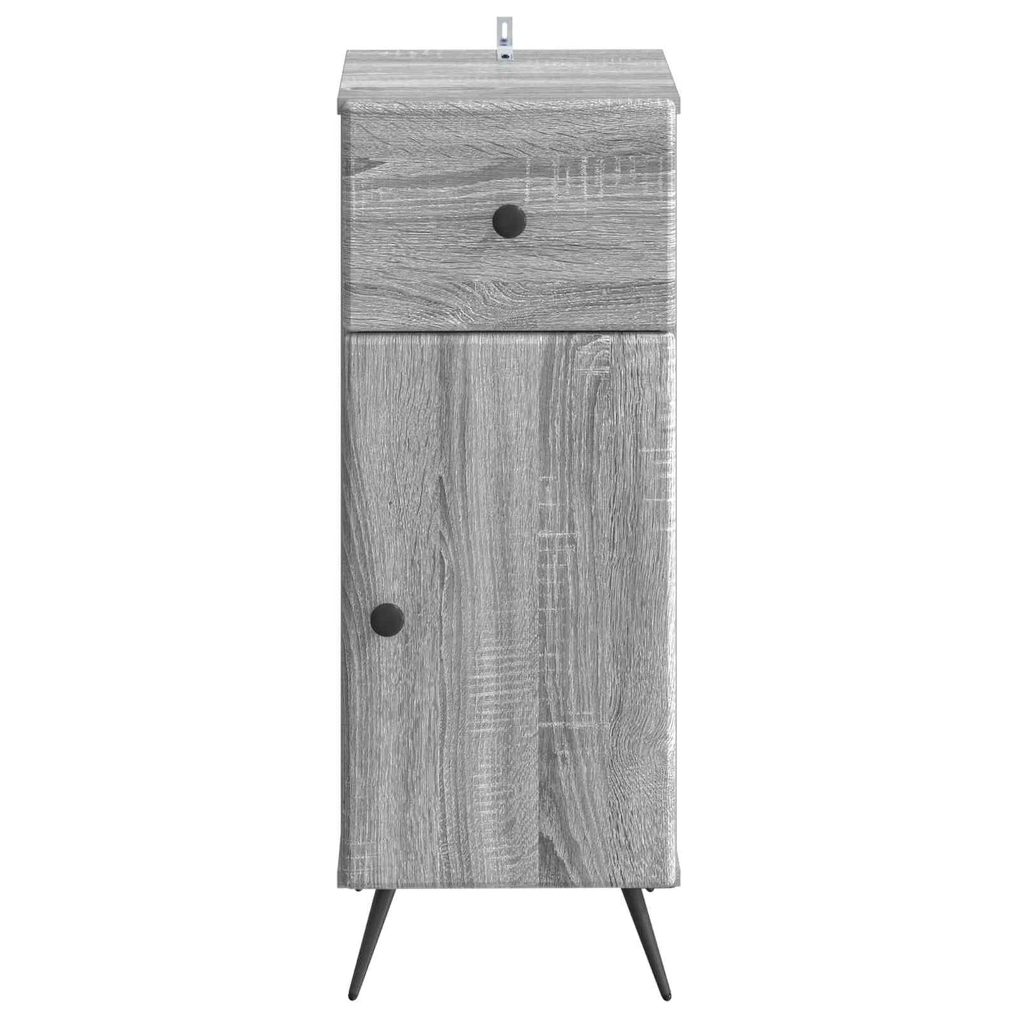 vidaXL Ντουλάπι Αποθήκευσης Μπάνιου BREDA Γκρι Sonoma 30 x 31 x 80 εκ.