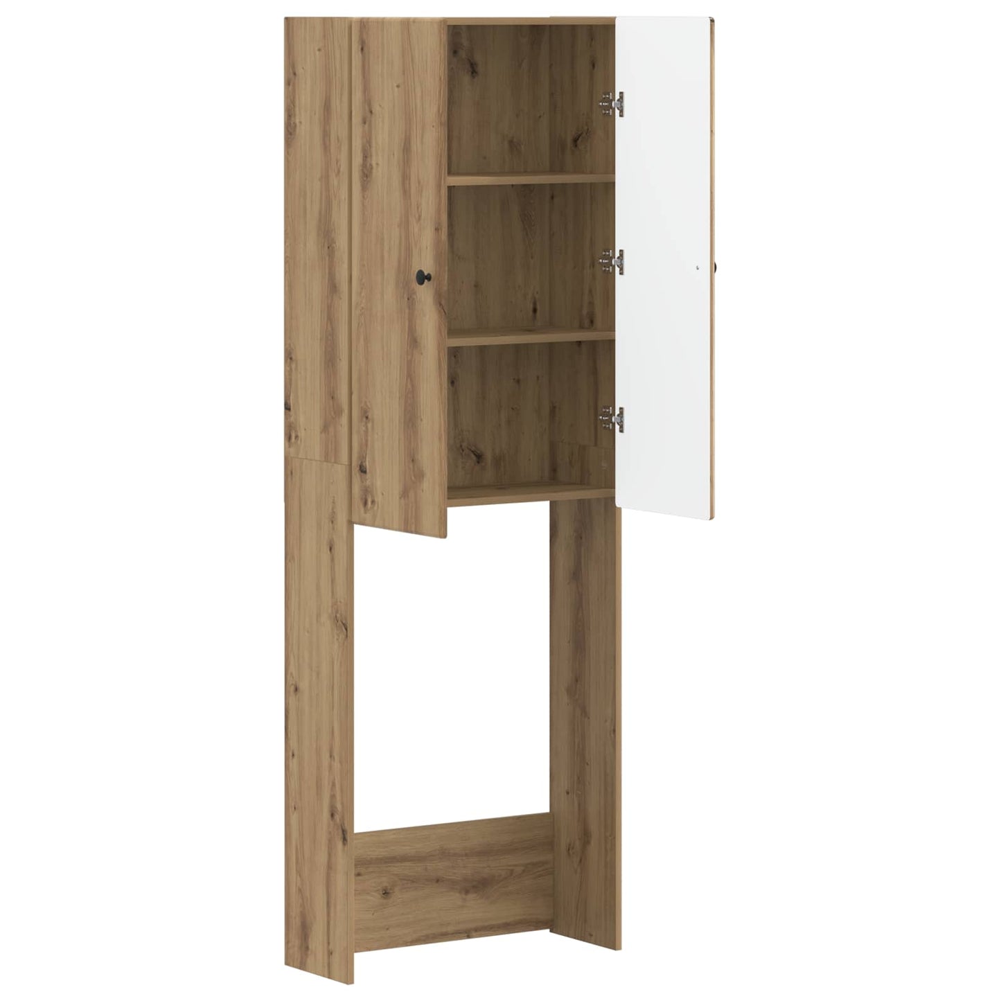vidaXL Ντουλάπα τουαλέτας BREDA Artisan Δρυς 66 x 25,5 x 190 εκ.