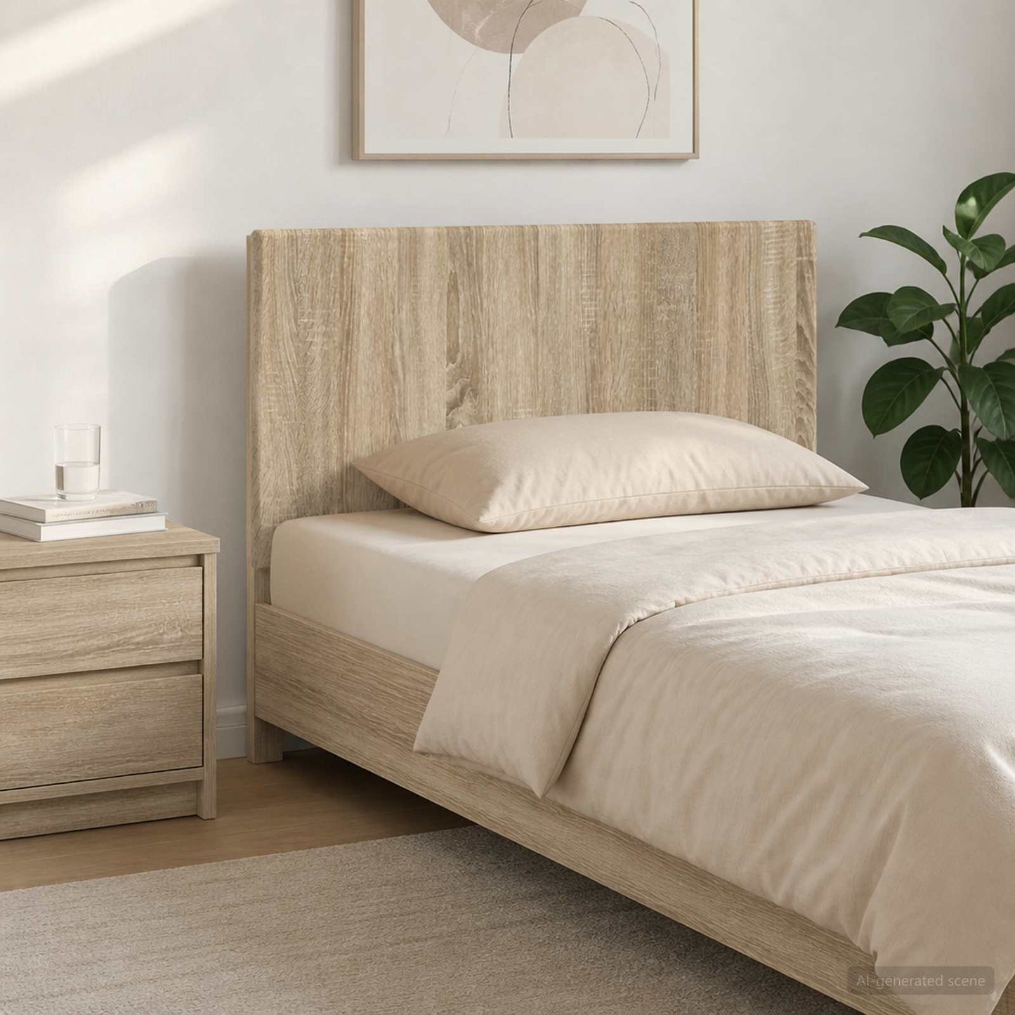 vidaXL Κεφαλάρι Τοίχου BREDA Sonoma Δρυς Επεξεργασμένο Ξύλο