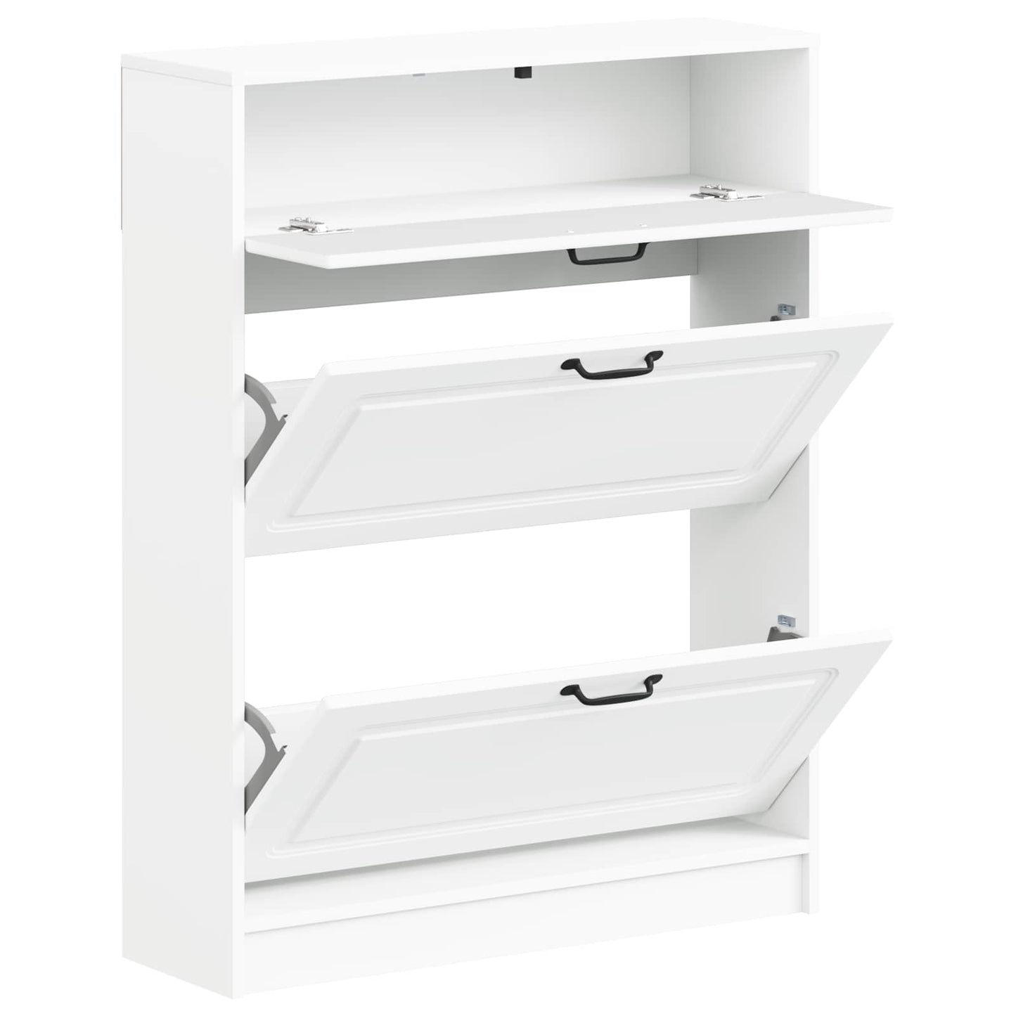 vidaXL Ντουλάπα Παπουτσιών UTRECHT 78 x 24 x 100 εκ. Λευκό