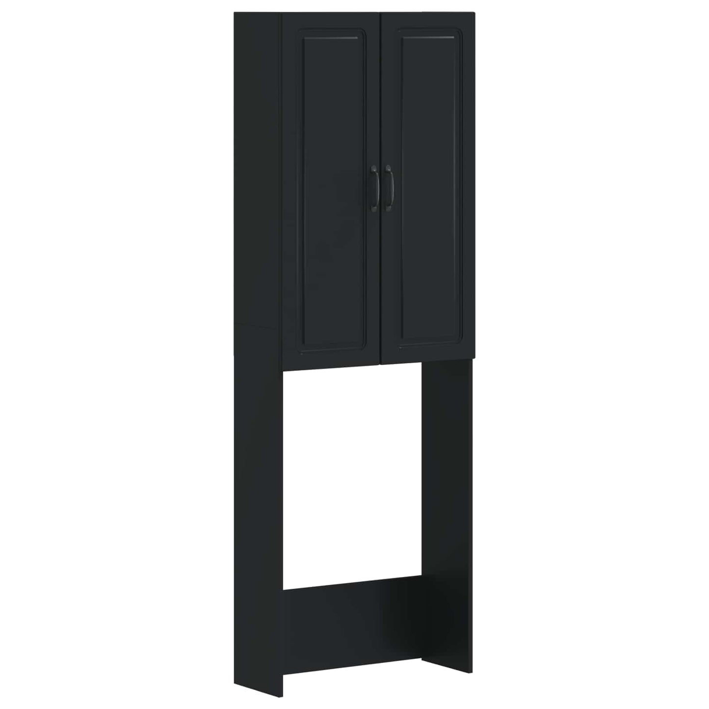 vidaXL Ντουλάπα τουαλέτας UTRECHT Μαύρο 66 x 25,5 x 190 εκ.