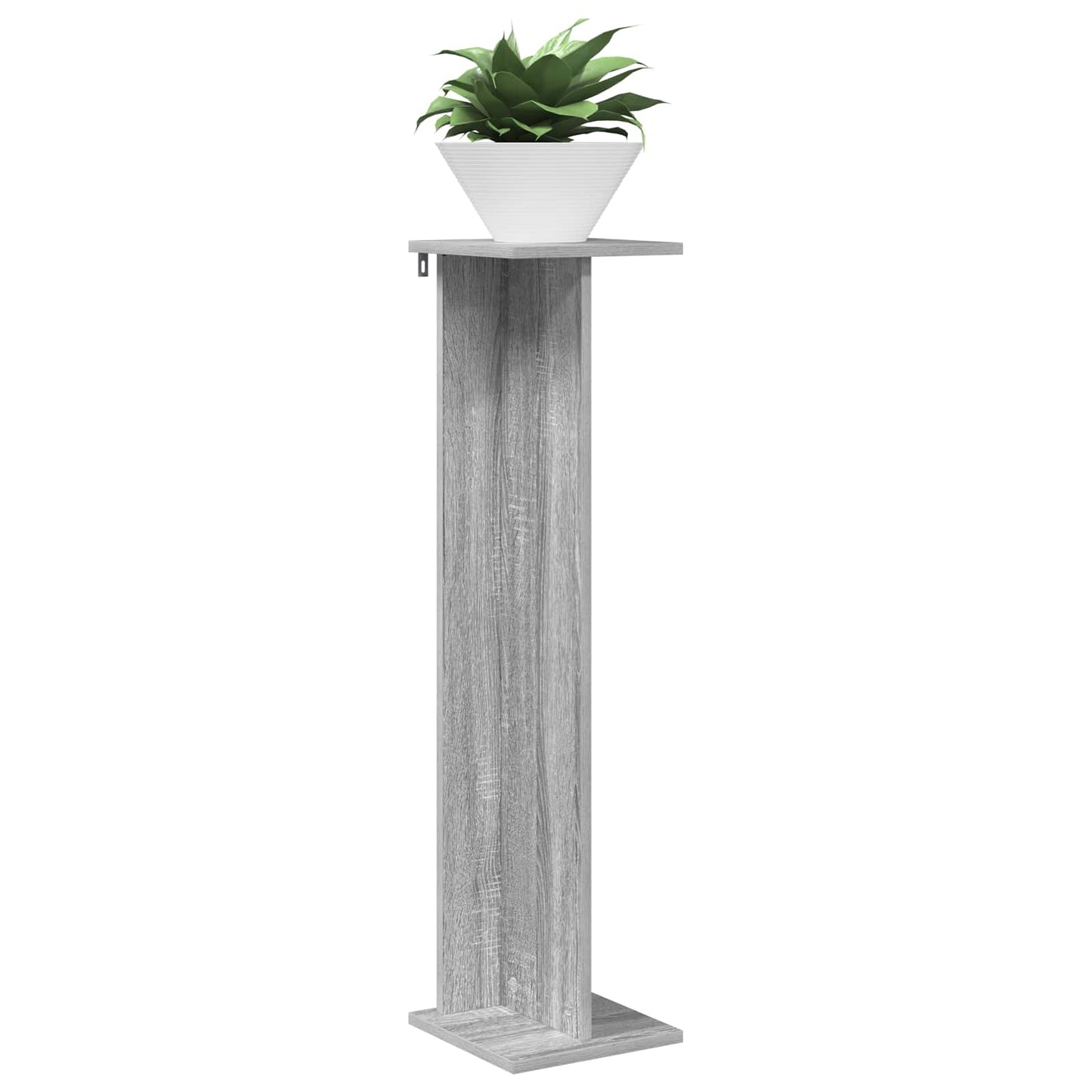 vidaXL Βάση φυτών 2 τεμ. Γκρι Sonoma 25 x 25,5 x 100,5 εκ.