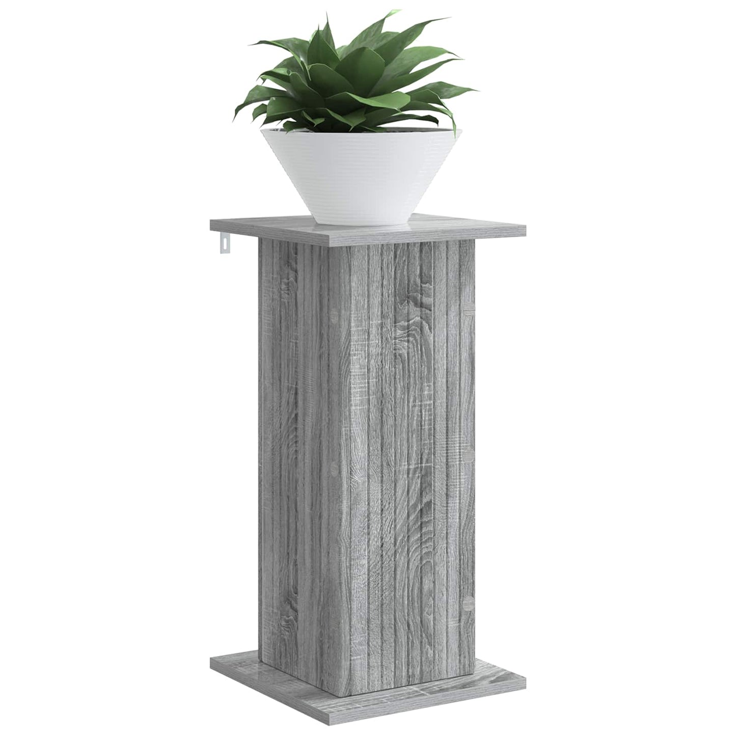 vidaXL Βάση φυτών 2 τεμ. Γκρι Sonoma 30,5 x 30 x 60,5 εκ