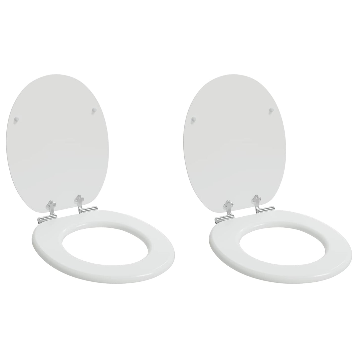 vidaXL Λεκάνη 2 pcs Λευκό 44 x 38 εκ. Επεξεργασμένο Ξύλο