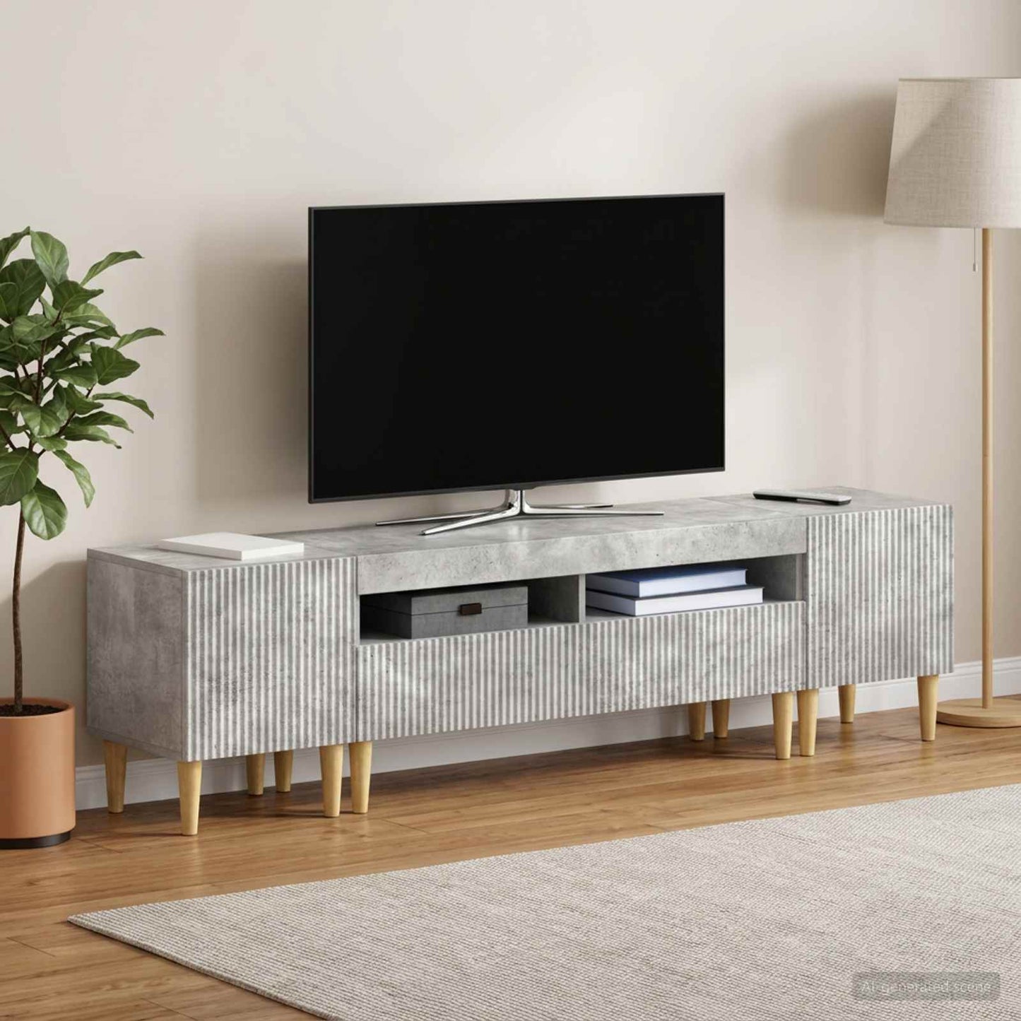 vidaXL 3 Τεμάχια LED Τηλεοπτική Ντουλάπα ARNHEM 3 τμχ.