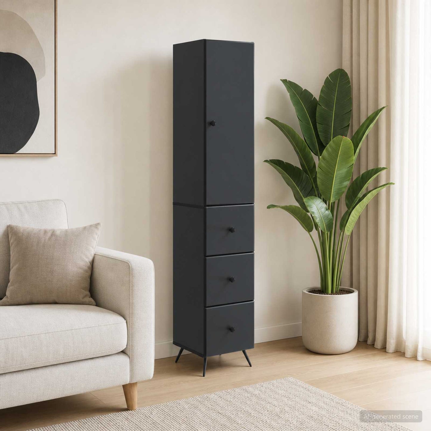 vidaXL Σέτ Ντουλαπιών 2 τμχ. 34,5 x 34,5 x 90 εκ. Επεξεργασμένο Ξύλο