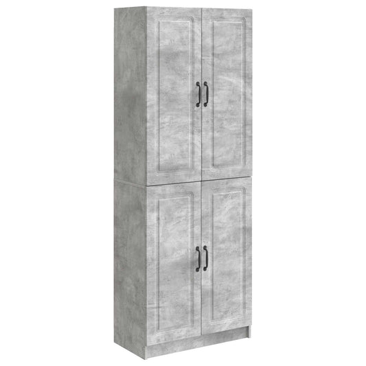 vidaXL Σέτ Ντουλαπιών 2 τμχ. Γκρι Σκυροδέματος 66 x 34,5 x 87 εκ.