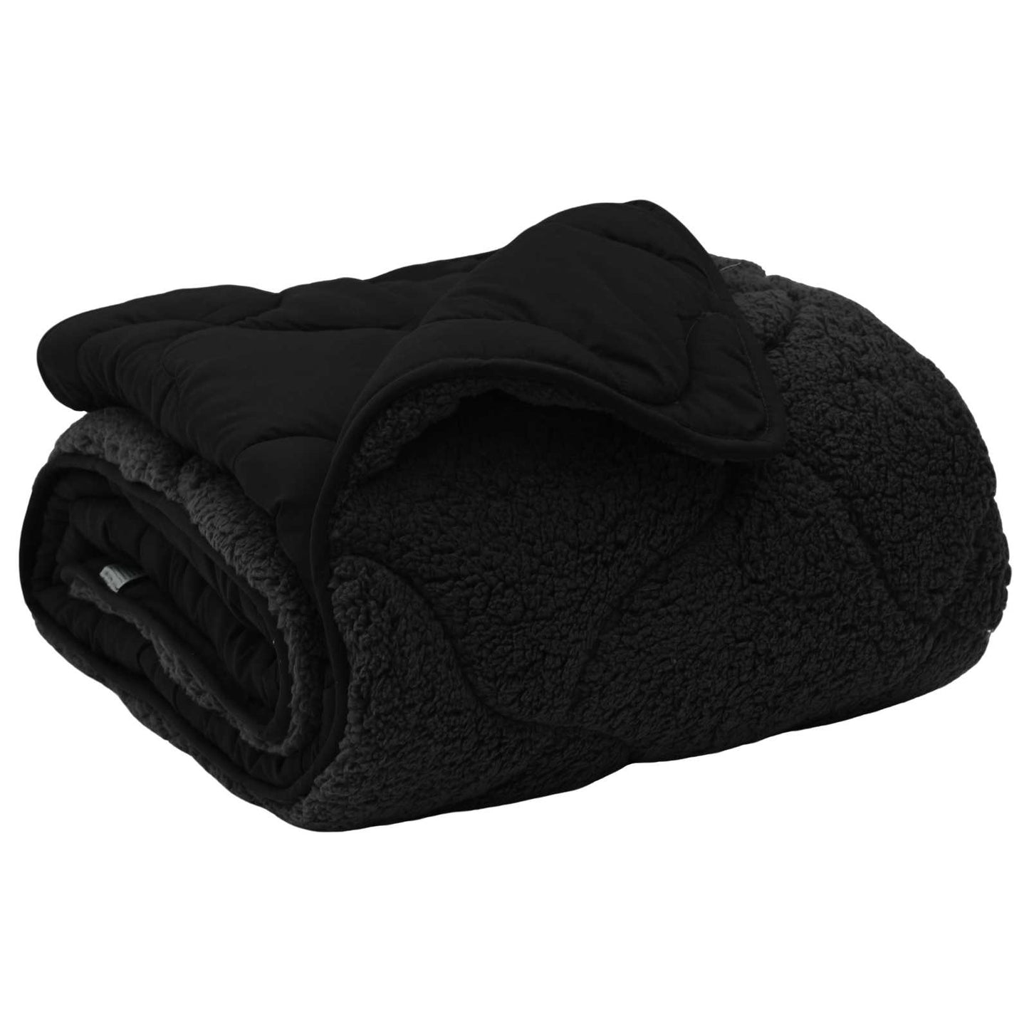 vidaXL Καλοκαιρινό Παπλωματοθήκη 200 x 220 cm Καλοκαίρι Μαύρο