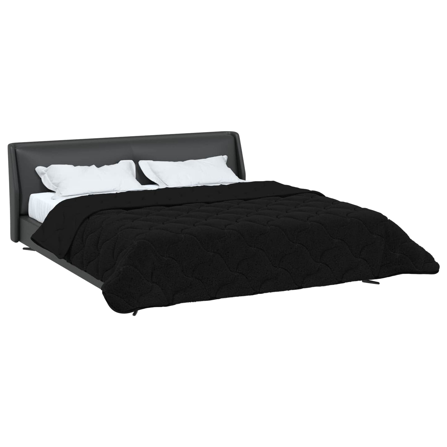 vidaXL Καλοκαιρινό Παπλωματοθήκη 200 x 220 cm Καλοκαίρι Μαύρο
