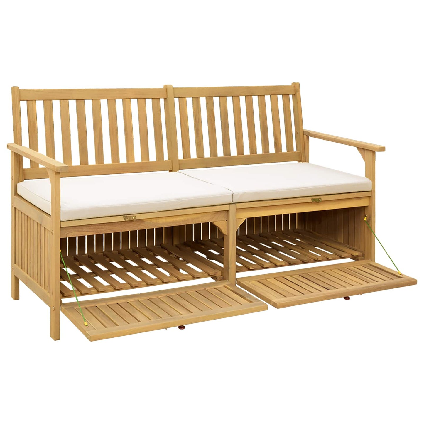 vidaXL Παγκάκι με αποθήκευση 2 -Seater 148 x 63 x 84 εκ. Ορθογώνιος