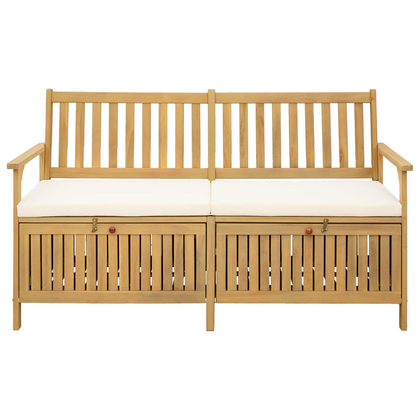 vidaXL Παγκάκι με αποθήκευση 2 -Seater 148 x 63 x 84 εκ. Ορθογώνιος