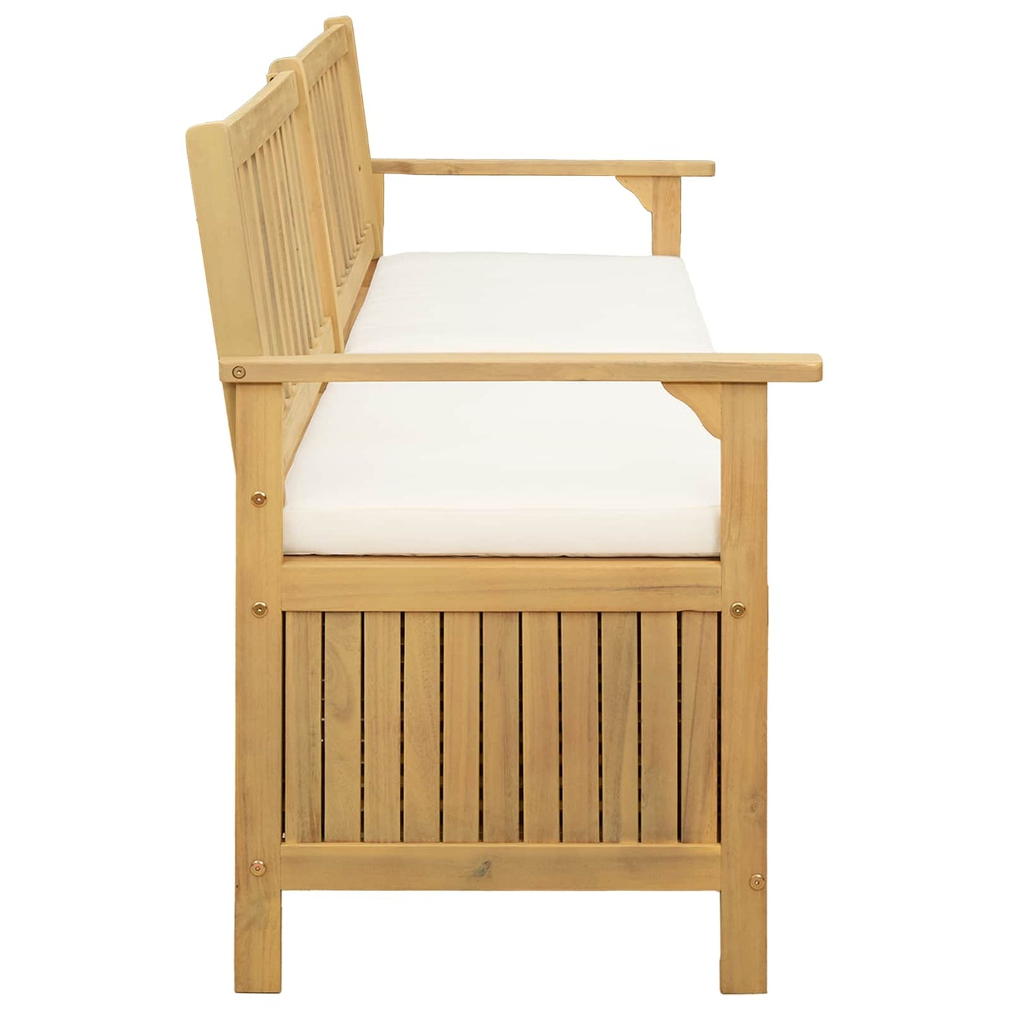 vidaXL Παγκάκι με αποθήκευση 2 -Seater 170 x 63 x 84 cm Ορθογώνιος