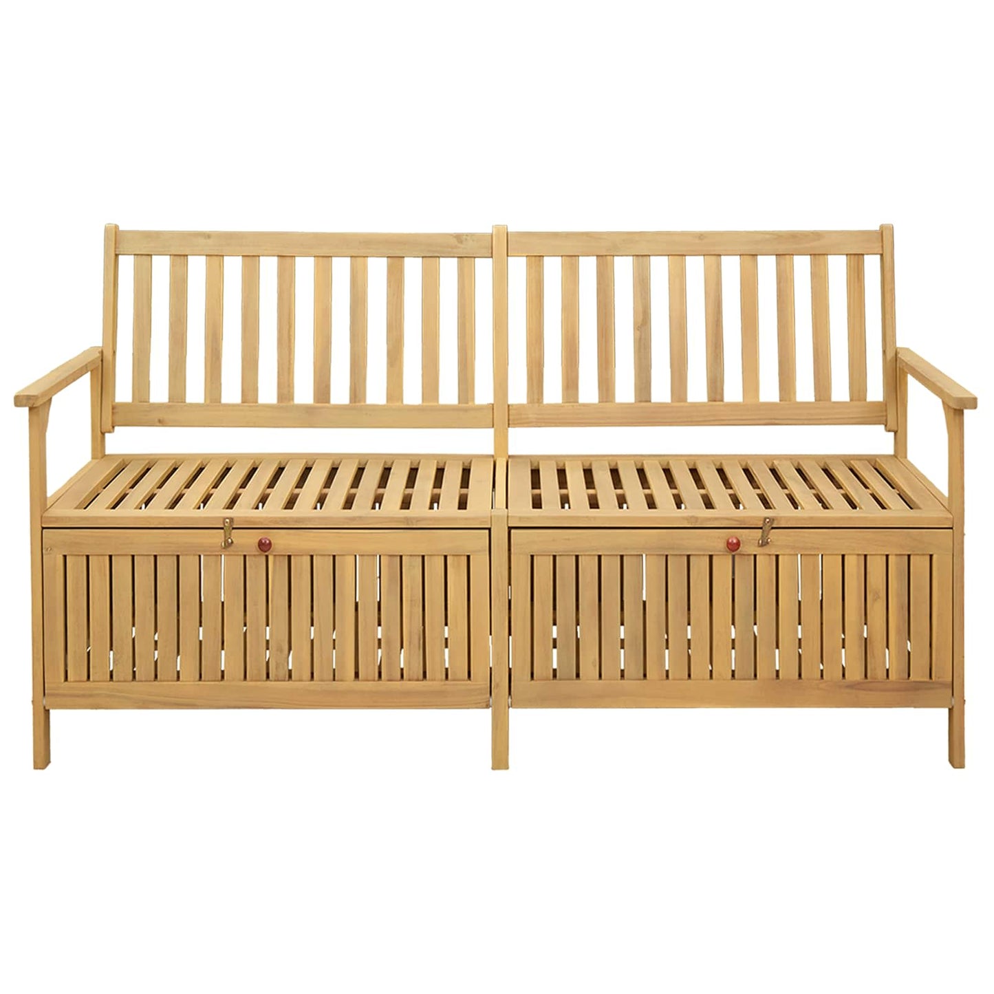 vidaXL Παγκάκι με αποθήκευση 2 -Seater 170 x 63 x 84 cm Σταθερή Ακακία