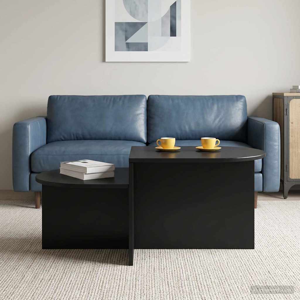 vidaXL Τραπεζάκι σαλονιού Μαύρο 100 x 50 x 40 cm Επεξεργασμένο Ξύλο