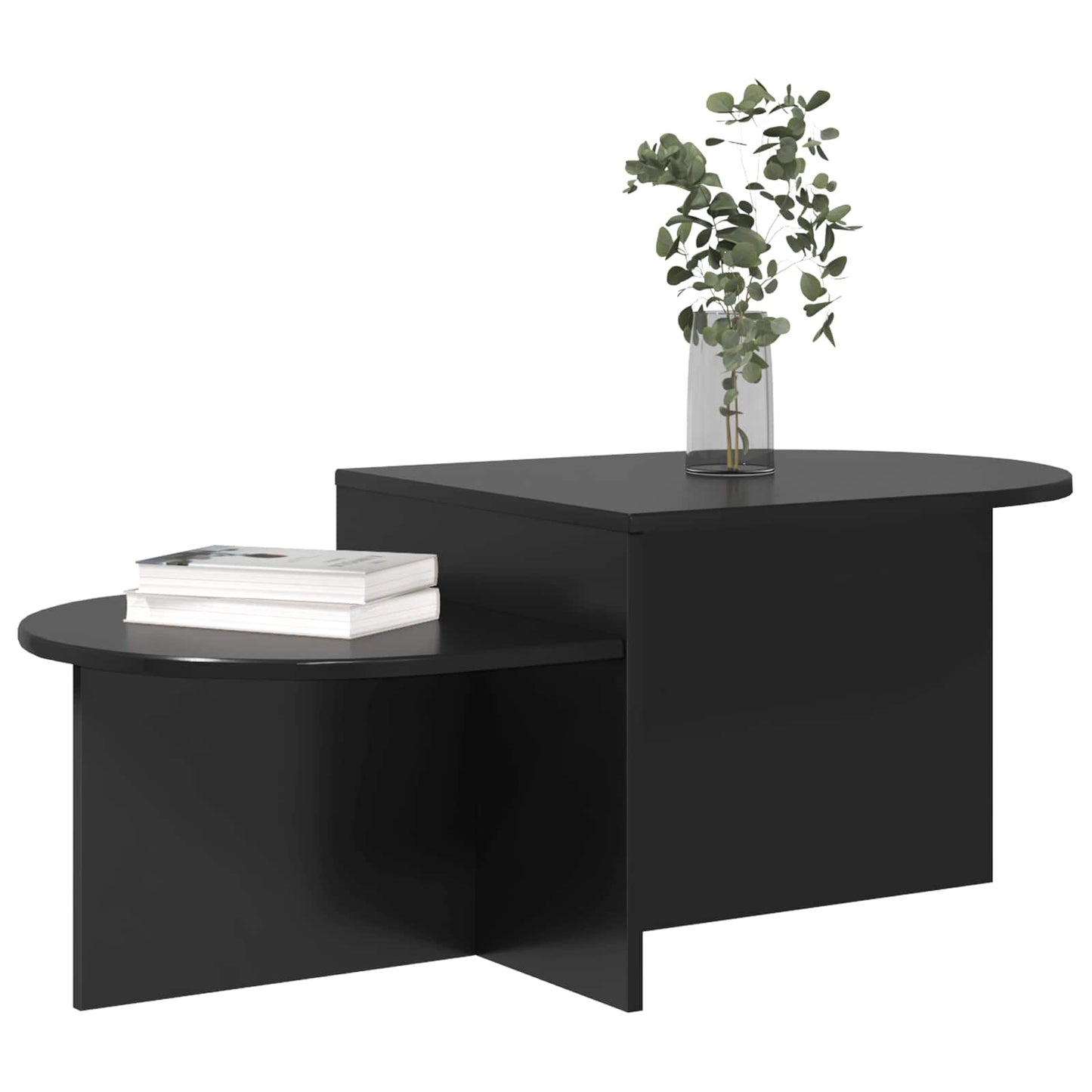 vidaXL Τραπεζάκι σαλονιού Μαύρο 100 x 50 x 40 cm Επεξεργασμένο Ξύλο