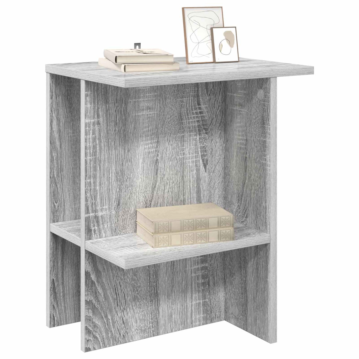 vidaXL Τραπεζάκι σαλονιού Γκρι Sonoma 40 x 30 x 49 εκ.
