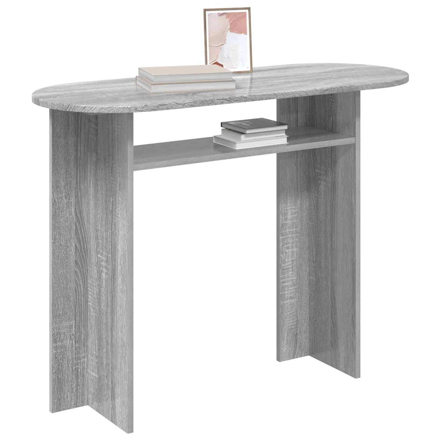 vidaXL Τραπέζι κονσόλας Γκρι Sonoma 100 x 39,5 x 75 εκ