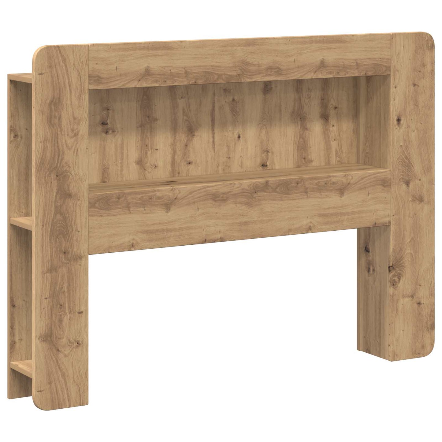 vidaXL Κρεβάτι με Κεφαλάρι Artisan Δρυς 120 cm