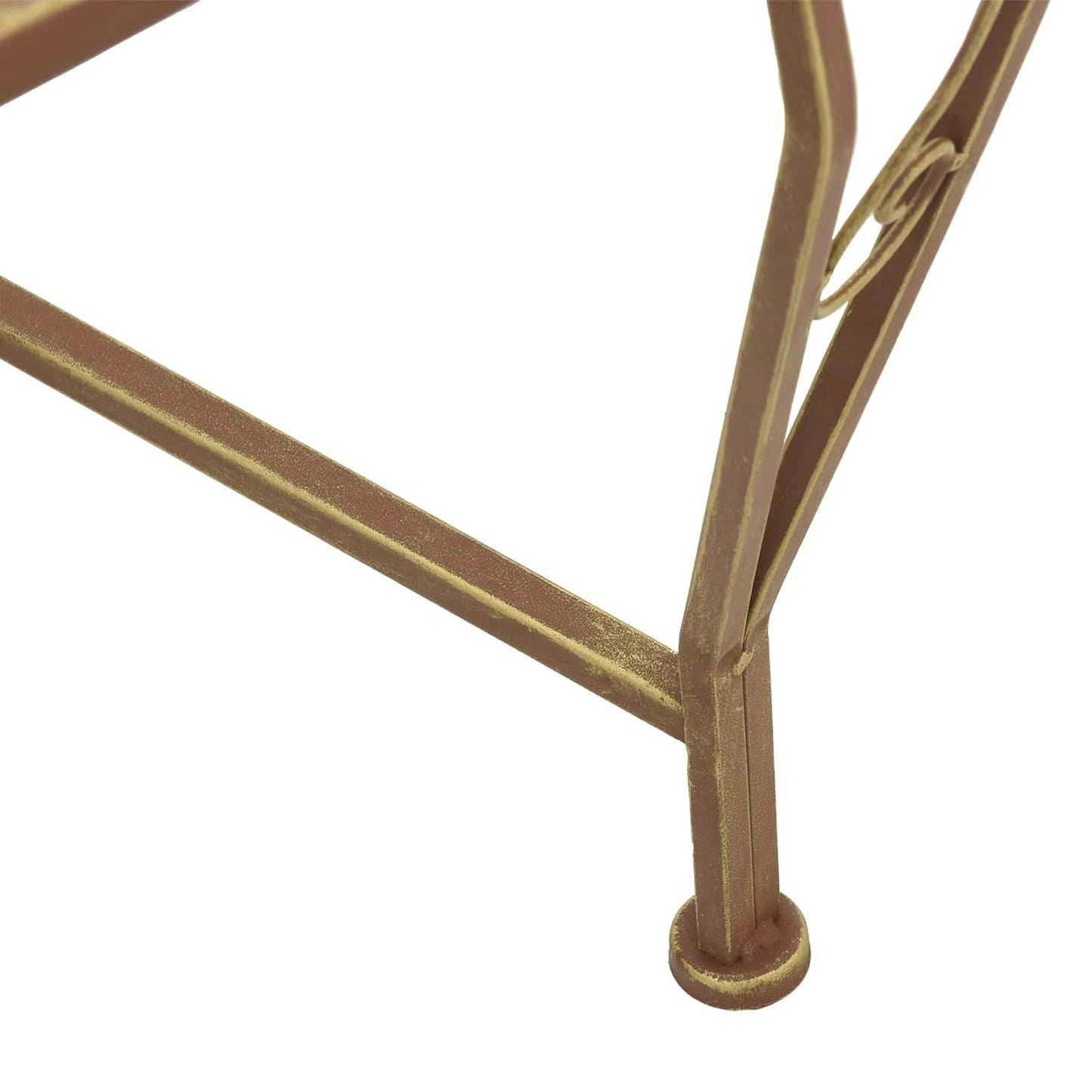 vidaXL Παγκάκι Δέντρου 4 -θέσιο 160 x 80 x 89 εκ. steel Αρχαίο Καφέ