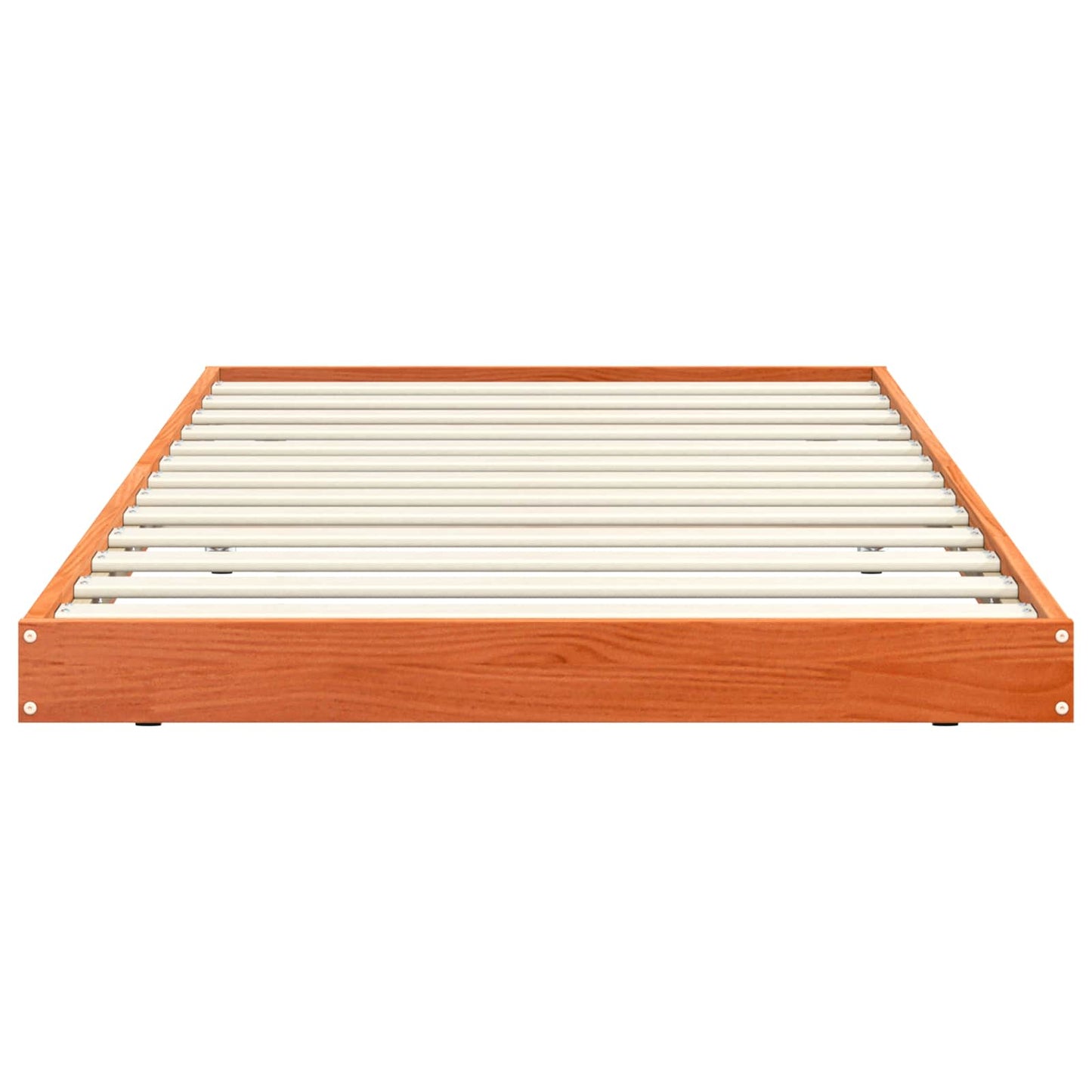vidaXL Σκελετός Κρεβατιού Κερωτό καφέ 80 x 200 cm Στερεά ξυλεία πεύκου