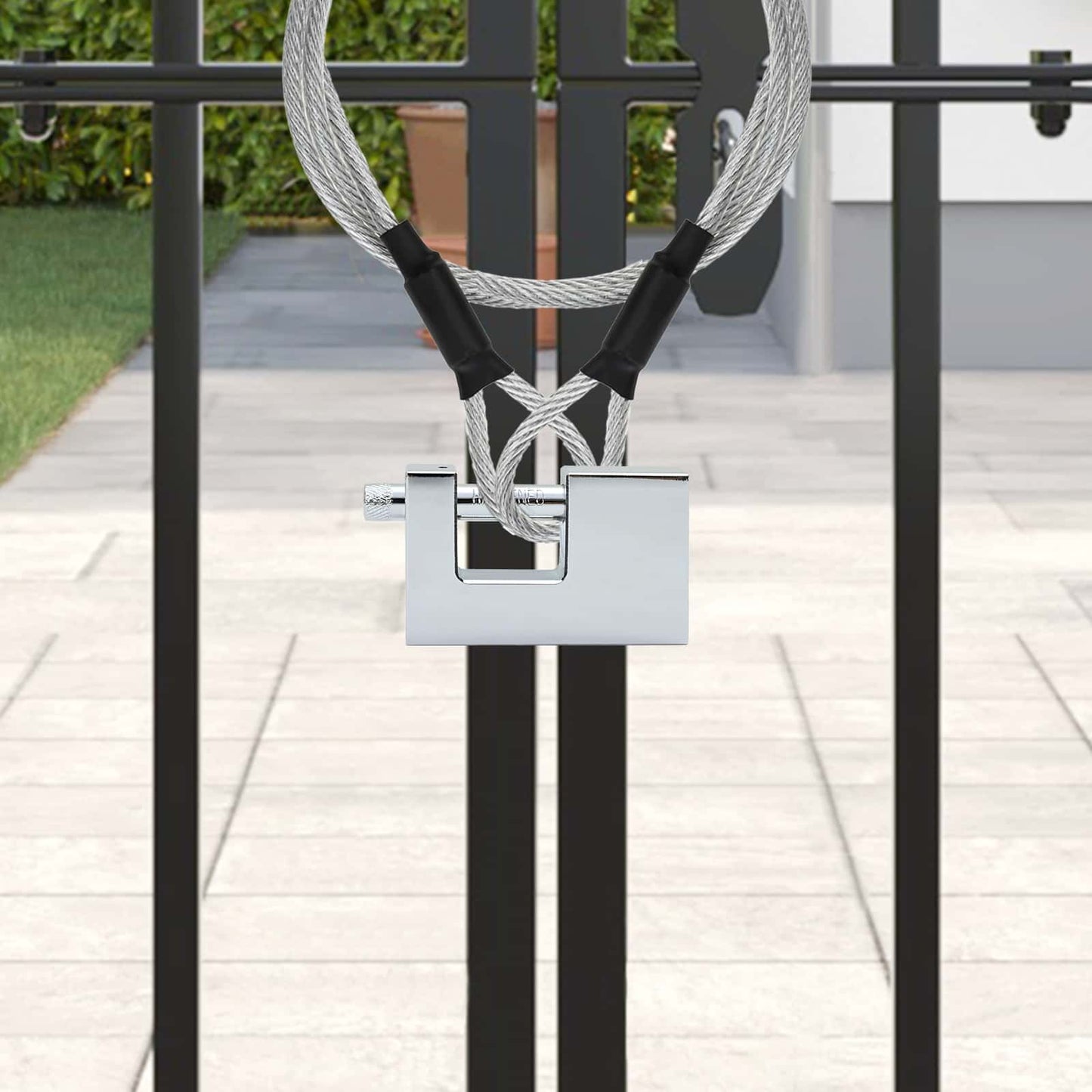 vidaXL Λουκέτο 6 pcs Ασημί Ατσάλι