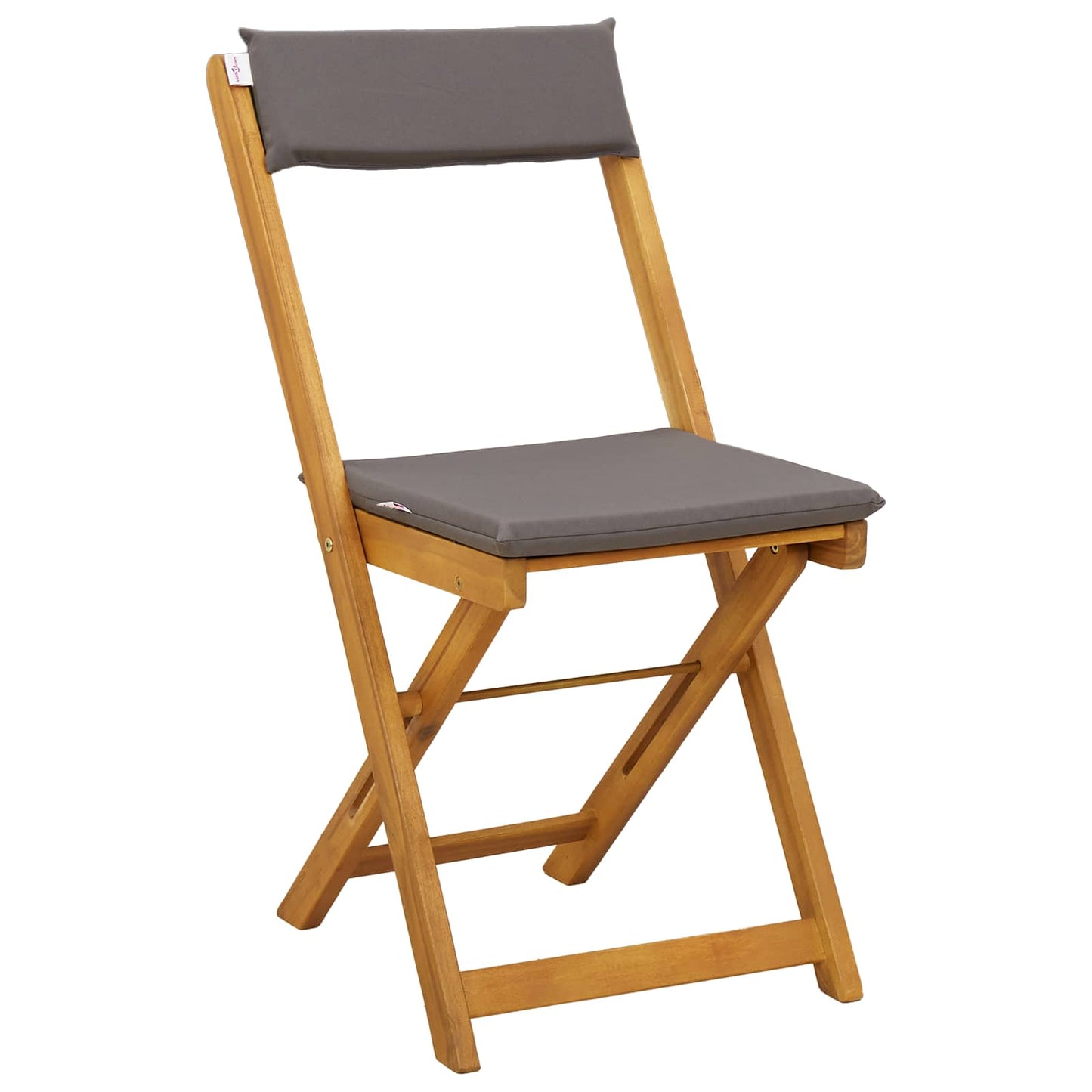 vidaXL Καρέκλες εξωτερικής βεράντας 4 pcs Σκούρο Γκρι 40 x 53 x 80 εκ