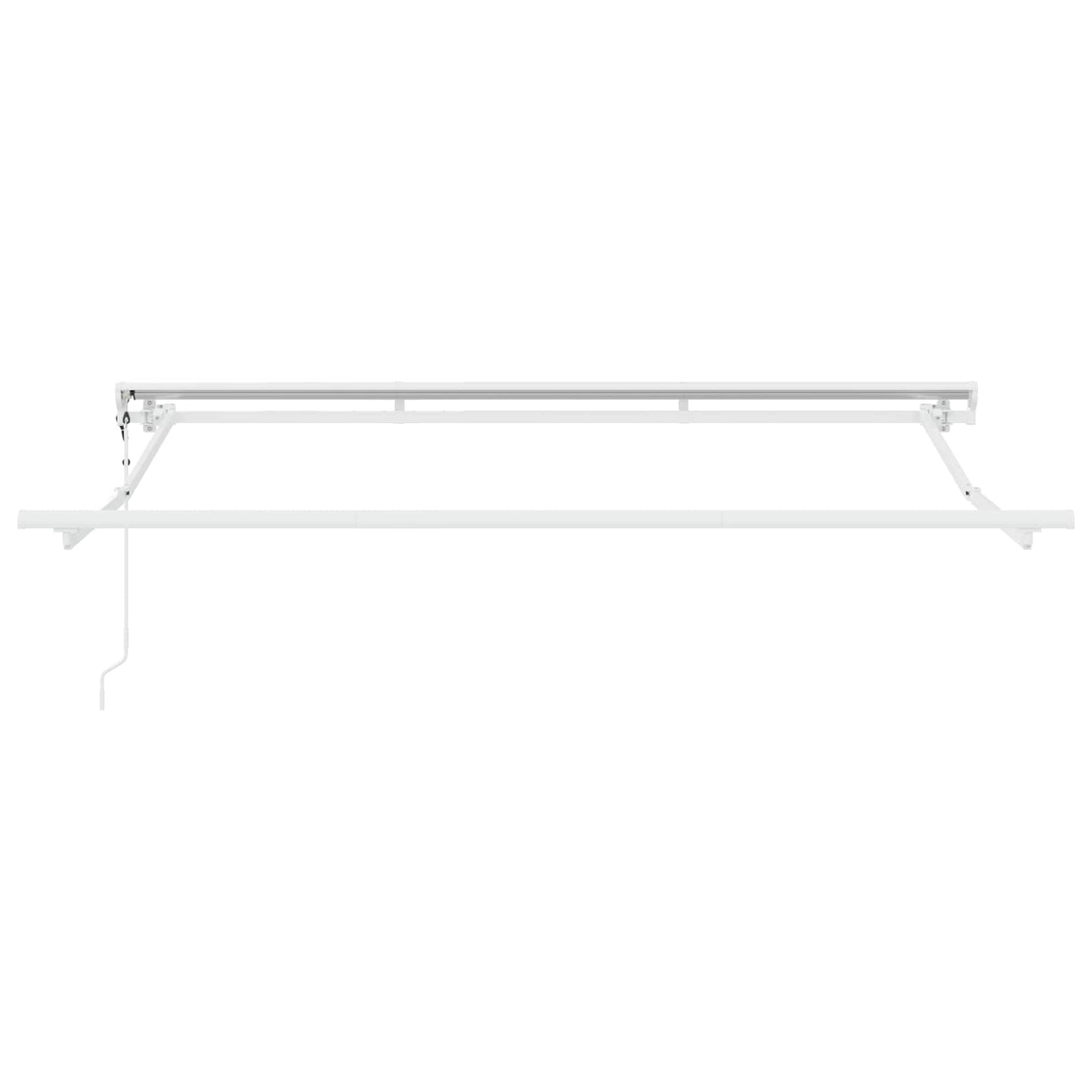 vidaXL Electric Awning Frame 3,5 x 2,5 m Λευκό