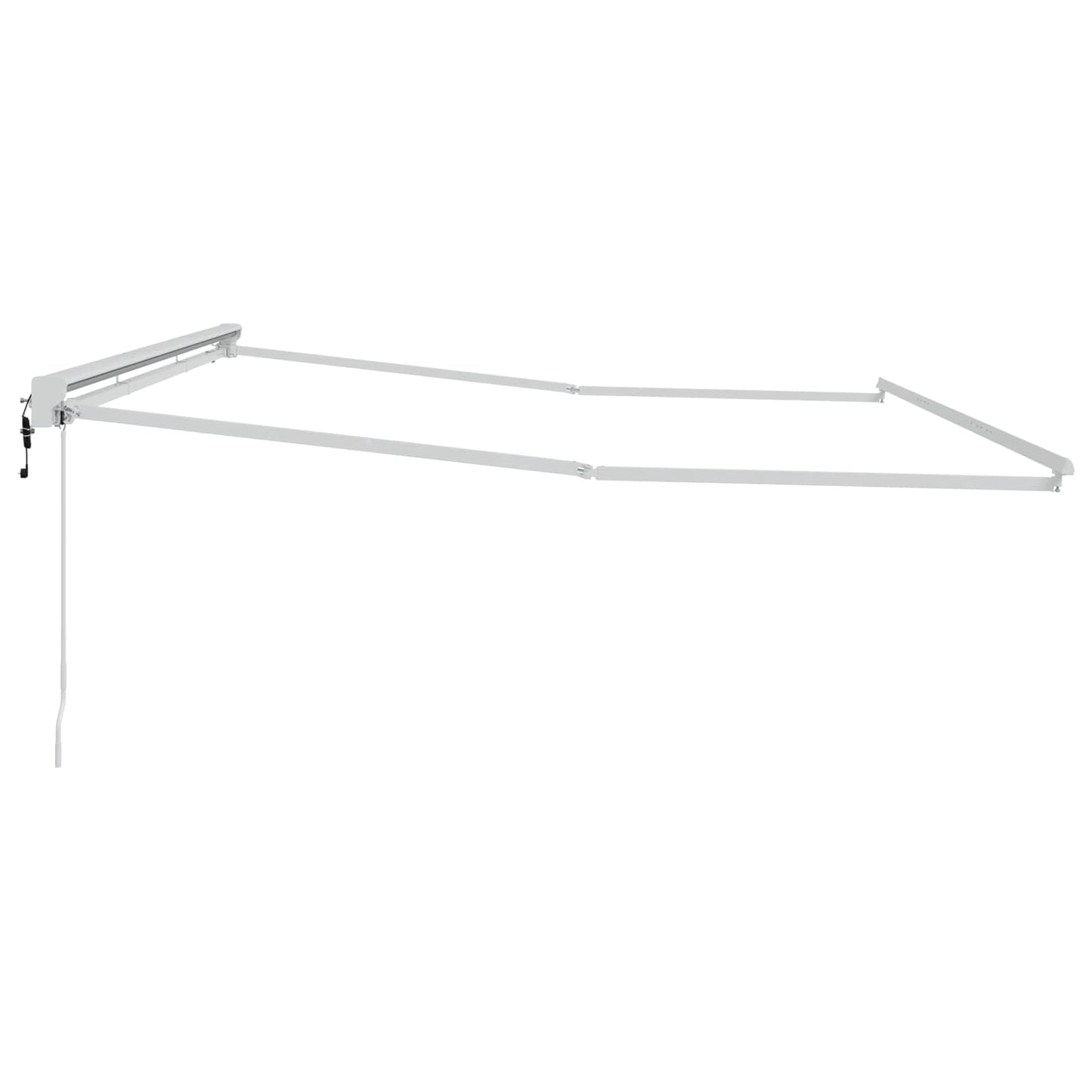 vidaXL Electric Awning Frame 4 x 3,5 m Λευκό