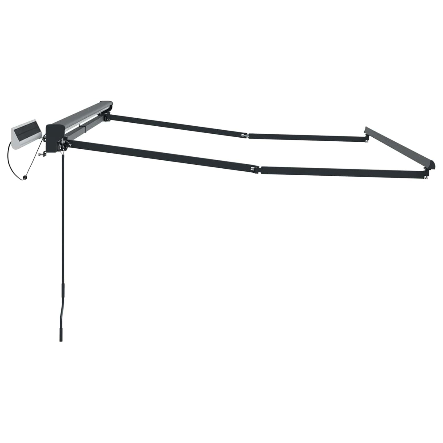 vidaXL Solar Electric Awning Frame 3 x 2.5 m Ανθρακί