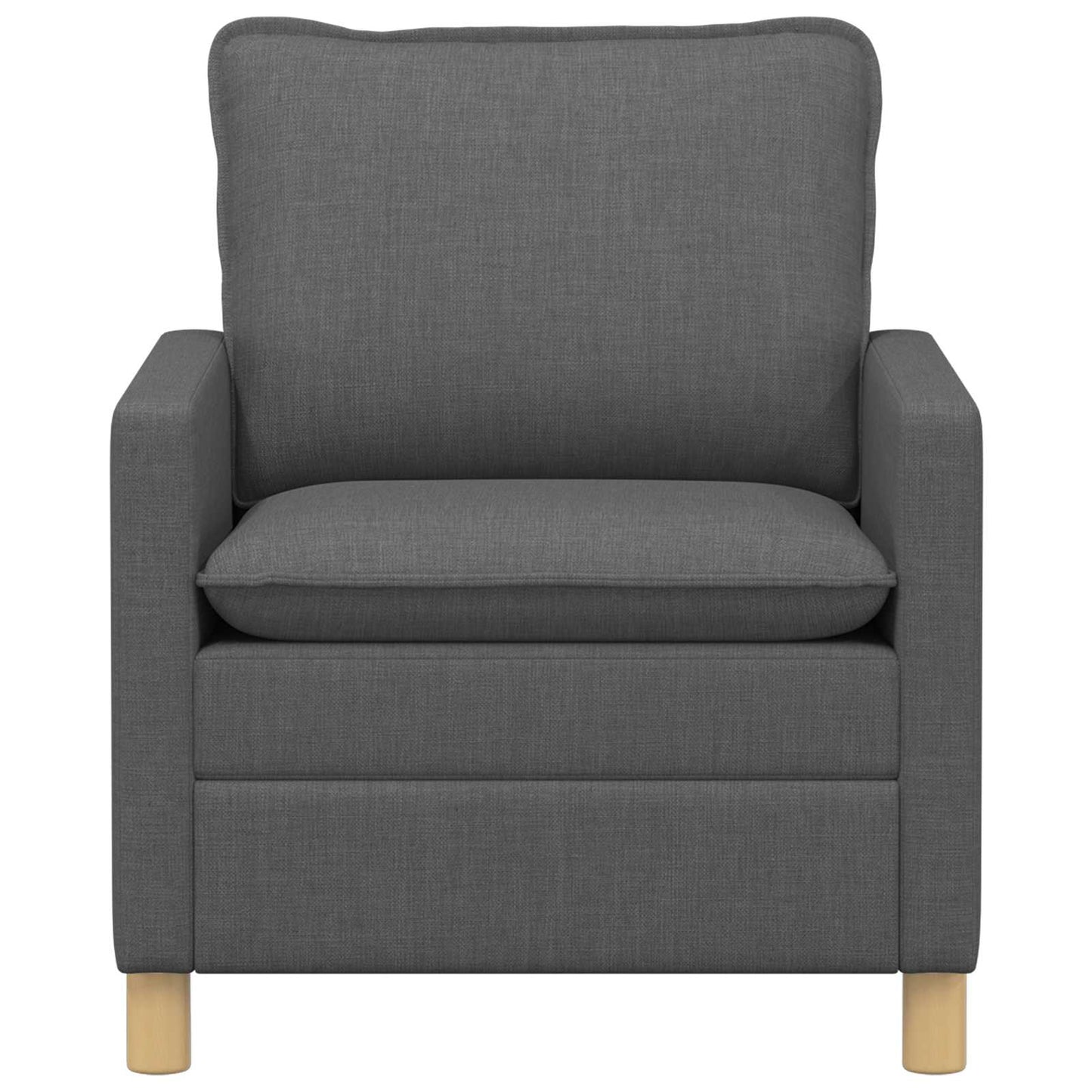 vidaXL Καναπές Σκούρο Γκρι 76 x 81 x 87,5 εκ Ύφασμα