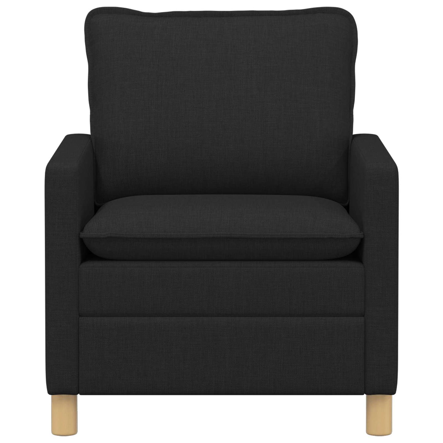 vidaXL Καναπές Μαύρο 76 x 81 x 87,5 εκ Ύφασμα