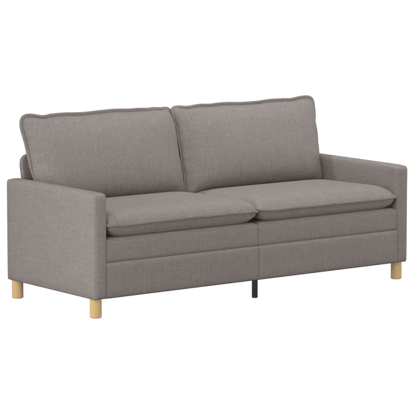 vidaXL Καναπές 3-θέσιο Taupe 196 x 81 x 87,5 εκ. Ύφασμα