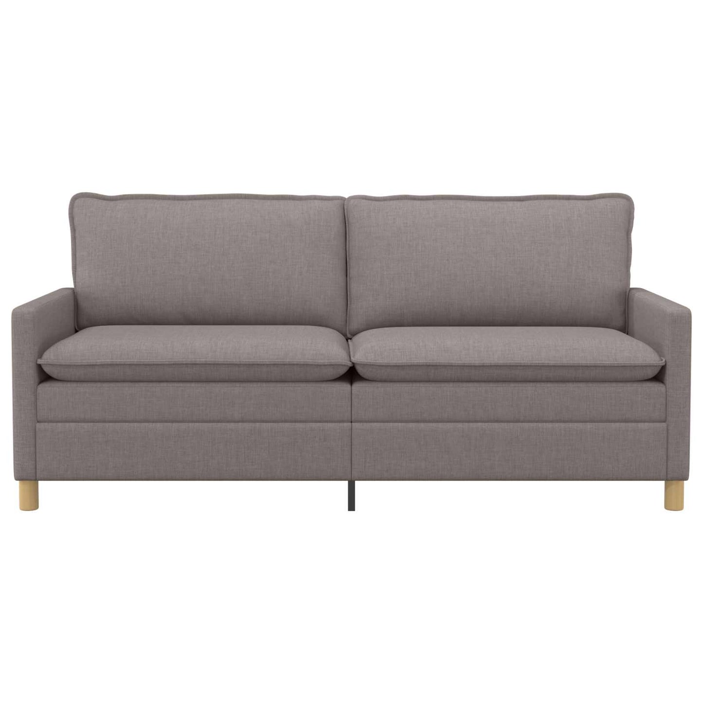 vidaXL Καναπές 3-θέσιο Taupe 196 x 81 x 87,5 εκ. Ύφασμα