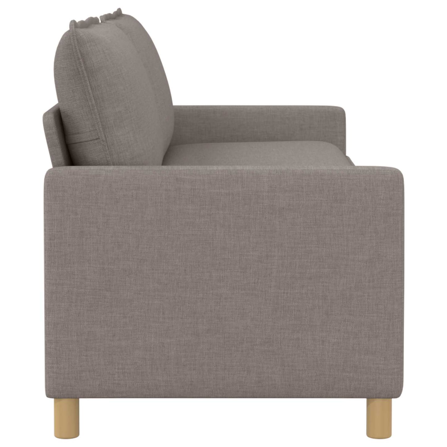 vidaXL Καναπές 3-θέσιο Taupe 196 x 81 x 87,5 εκ. Ύφασμα